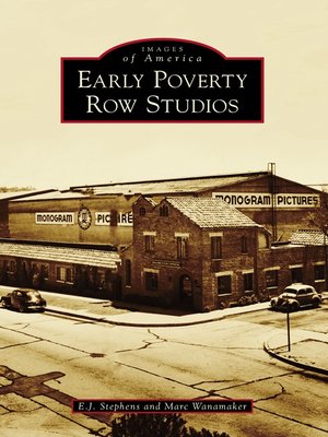cover image of Early Poverty Row Studios